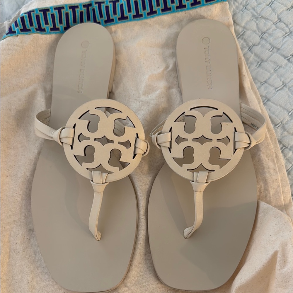 Tory Burch Women's Cream Sandals